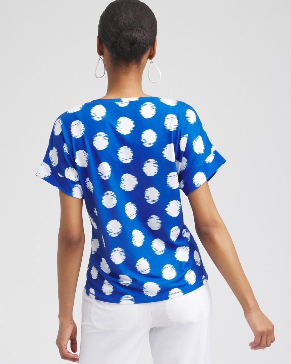 Zenergy® Dots Drop Shoulder Tee Product Image