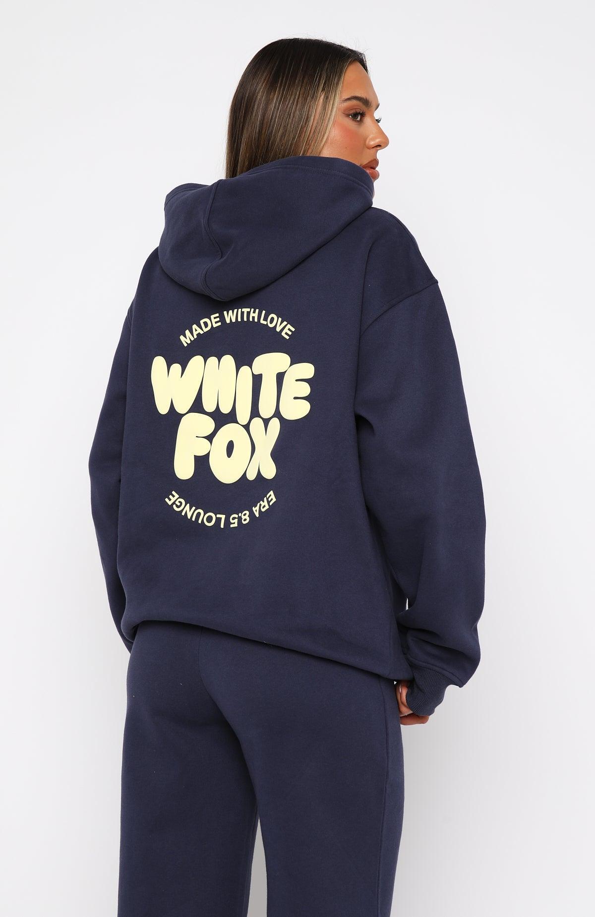 With Love For You Oversized Hoodie Navy Product Image