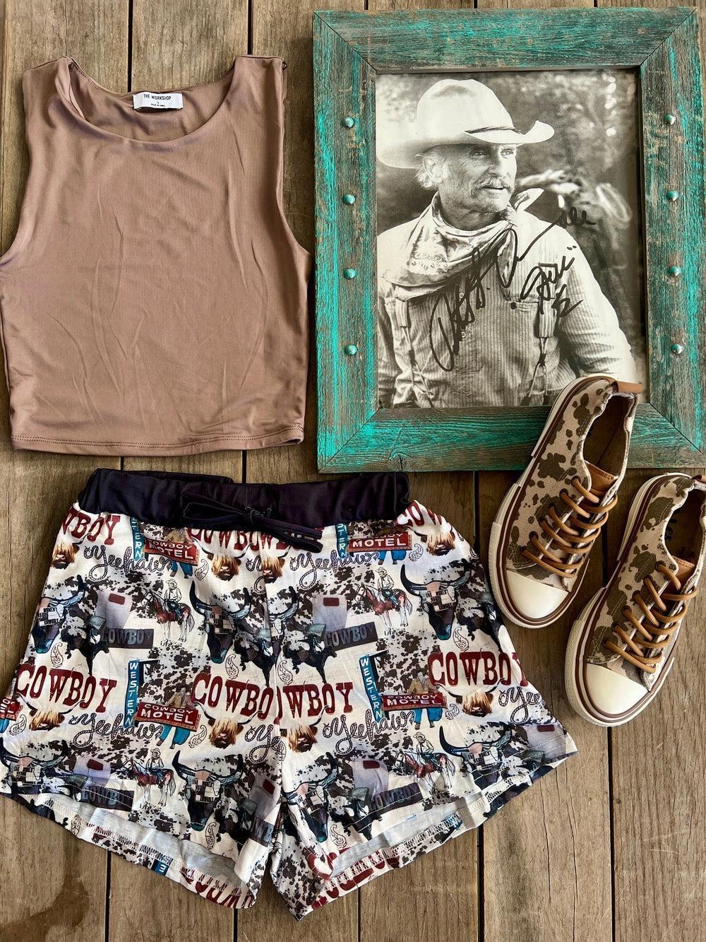 Cowboy Motel Shorts Product Image