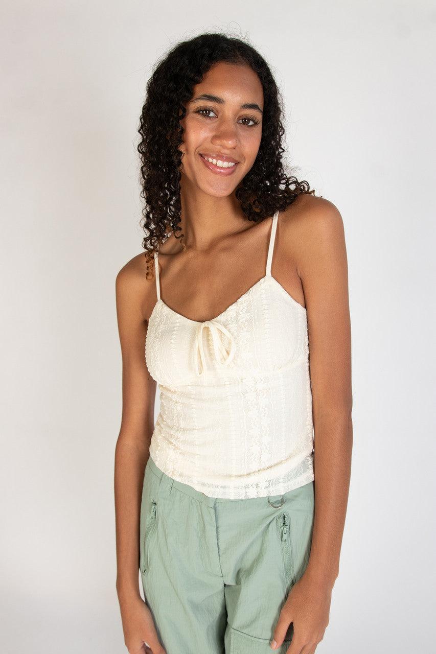 Lace Tie Front Cami Product Image