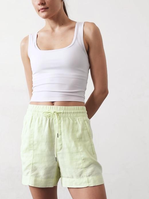 Retreat Linen Mid Rise 4" Short Product Image