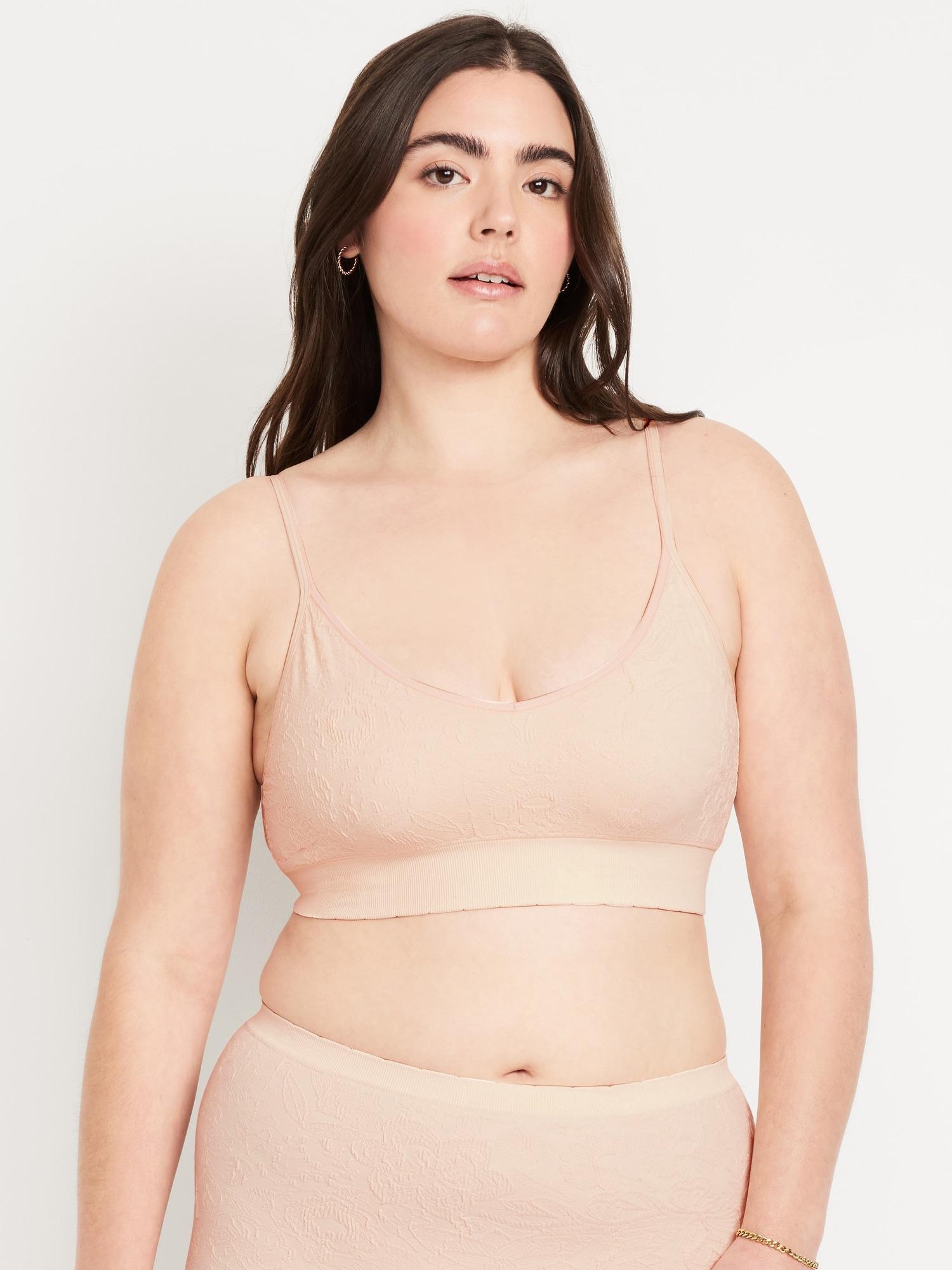 Seamless Lace Longline Bralette Product Image