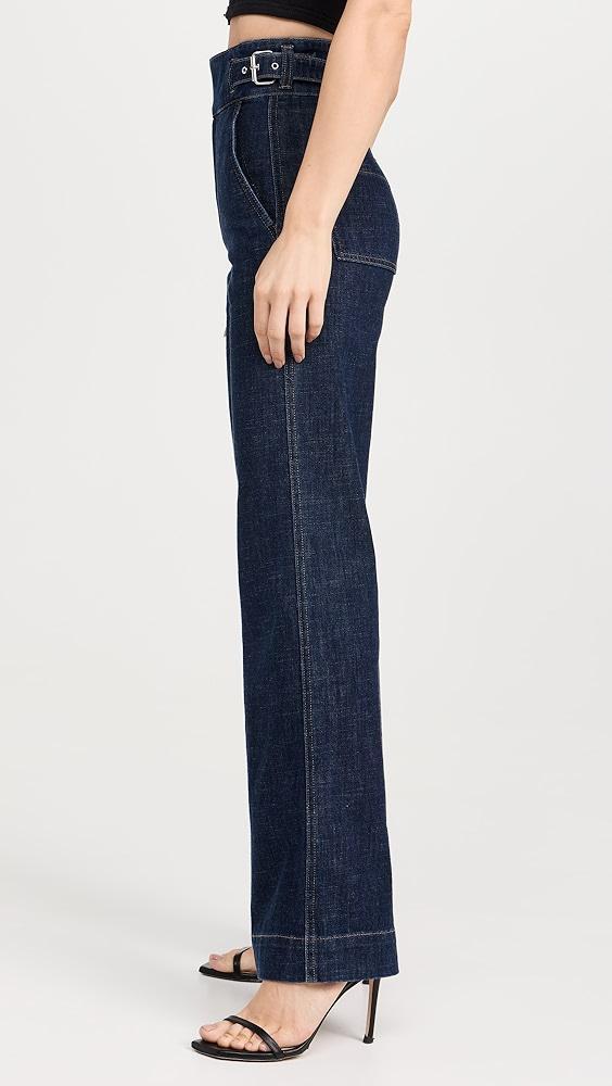 Joe's Jeans The Double Buckle Wide Leg Sailor Pants | Shopbop Product Image