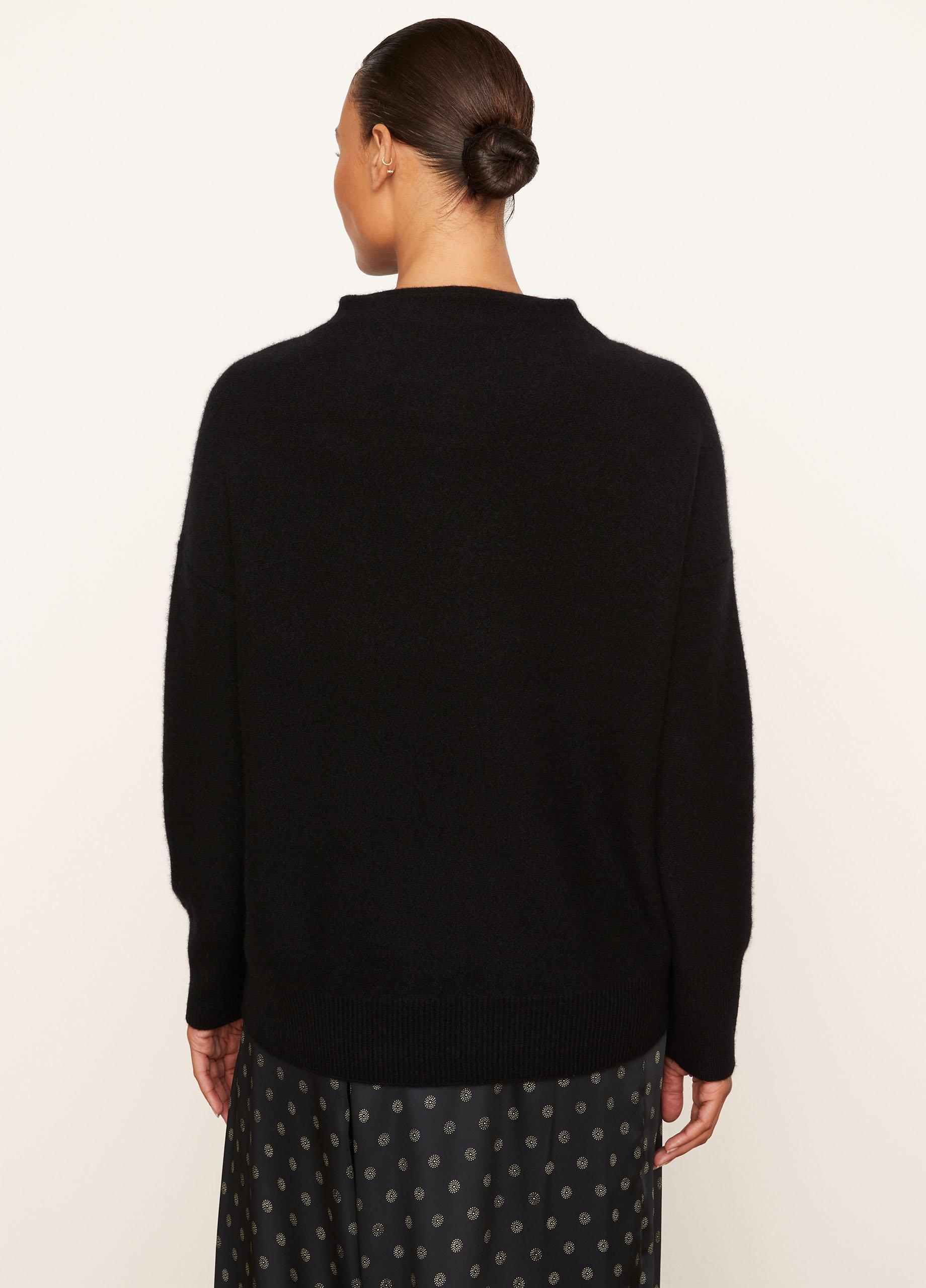 Plush Cashmere Funnel Neck Sweater Product Image