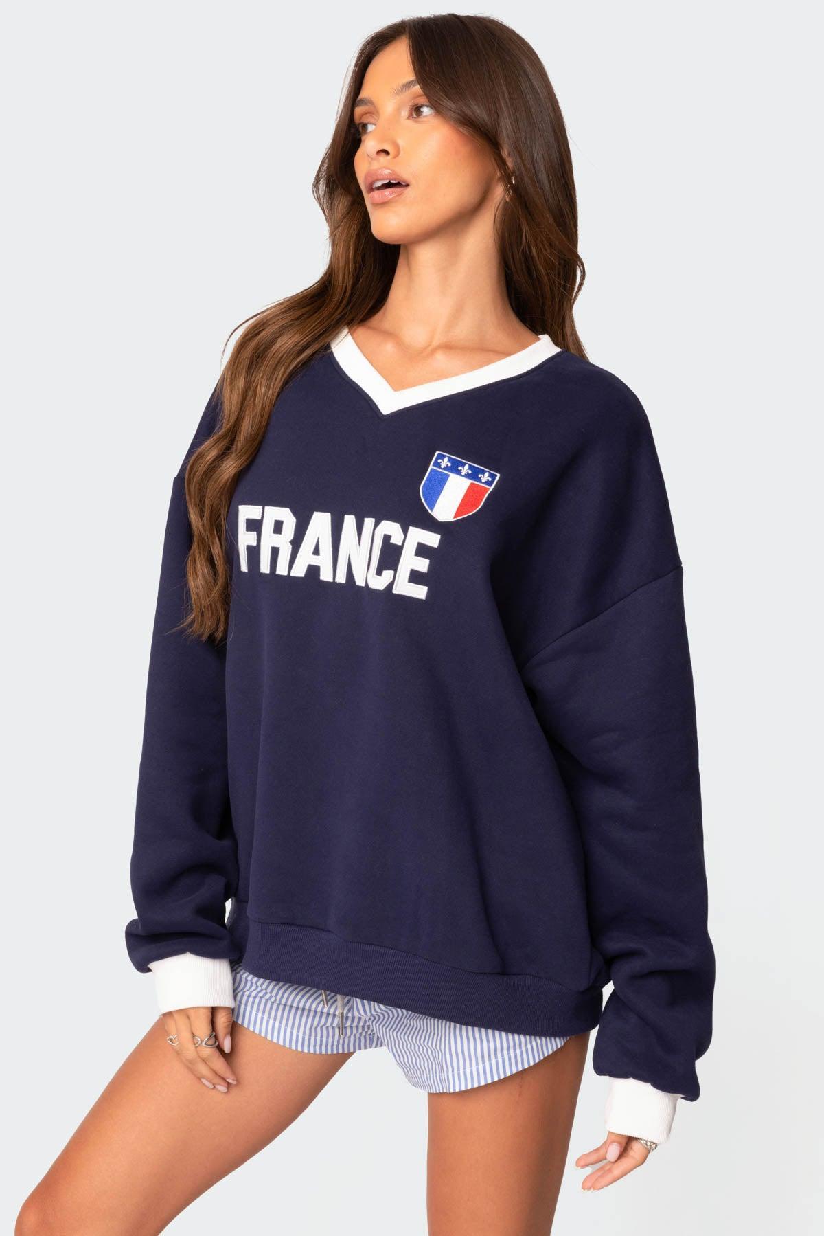 France Oversized Sweatshirt Product Image