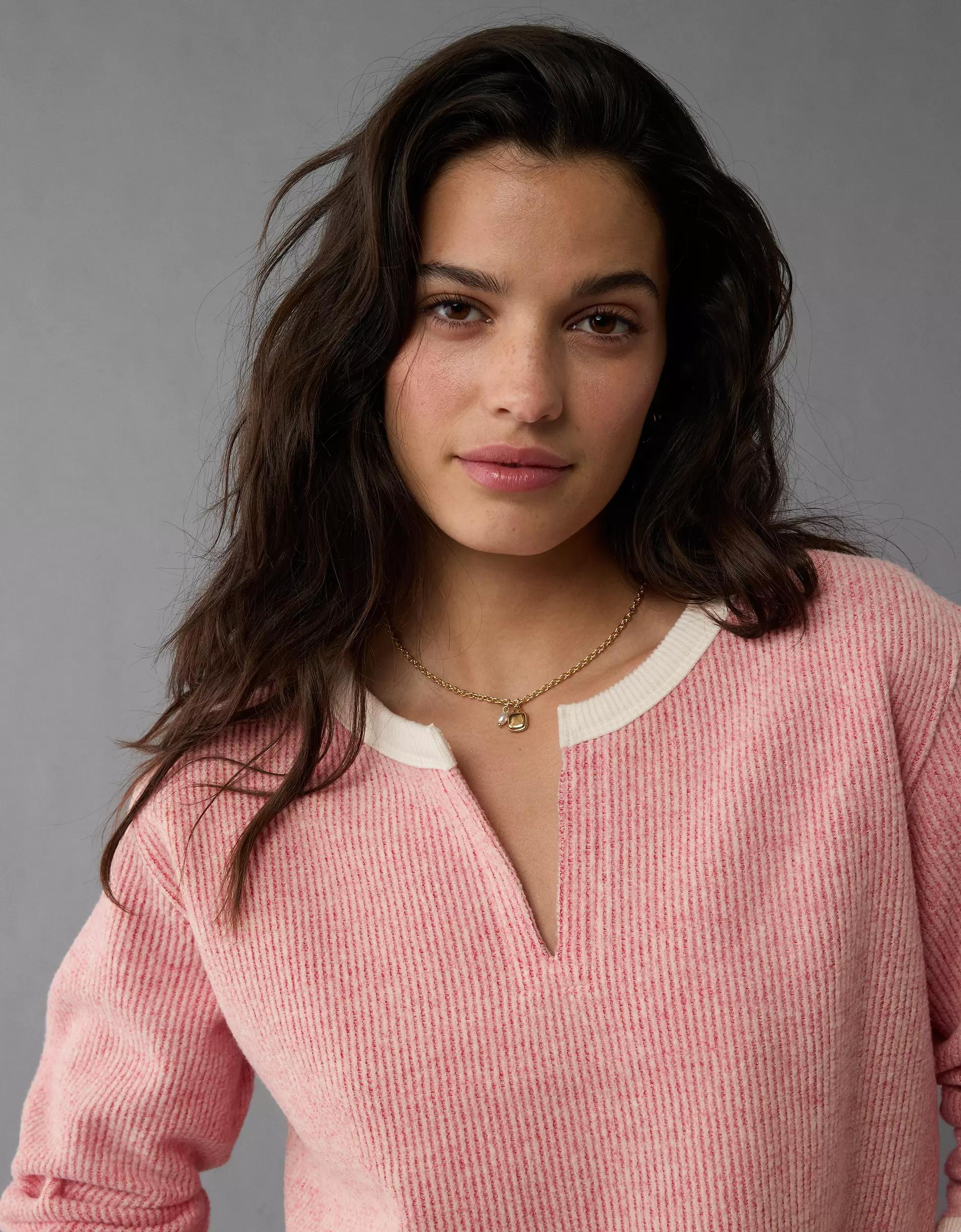 AE Waffle Plush PJ Set Product Image