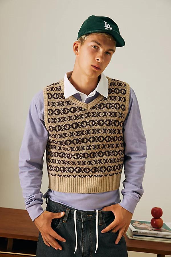 BDG Fairisle Sweater Vest Mens at Urban Outfitters Product Image