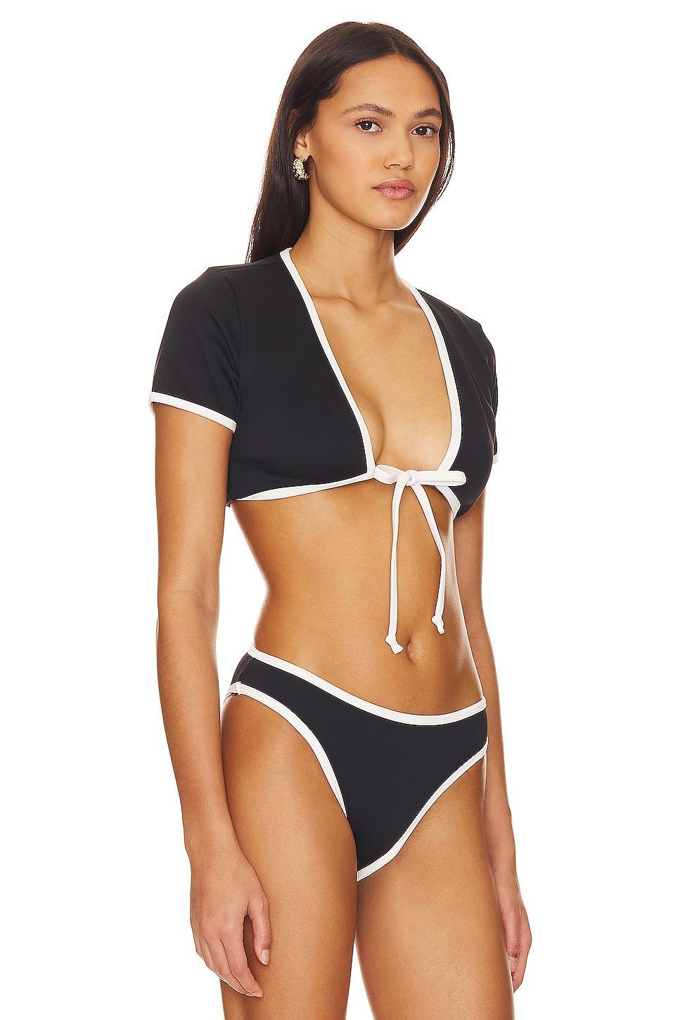 Tie Front Swim Top Good American Product Image