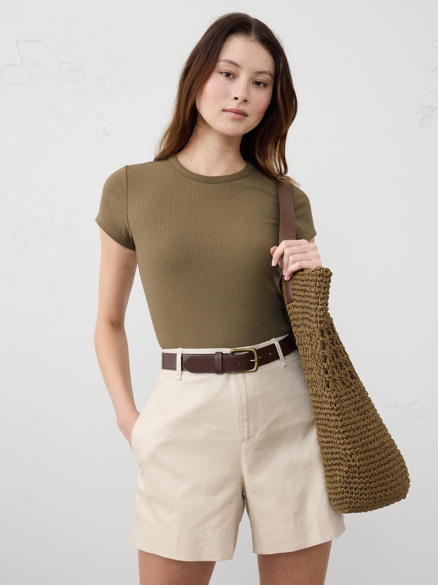 Variegated Ribbed T-Shirt Product Image