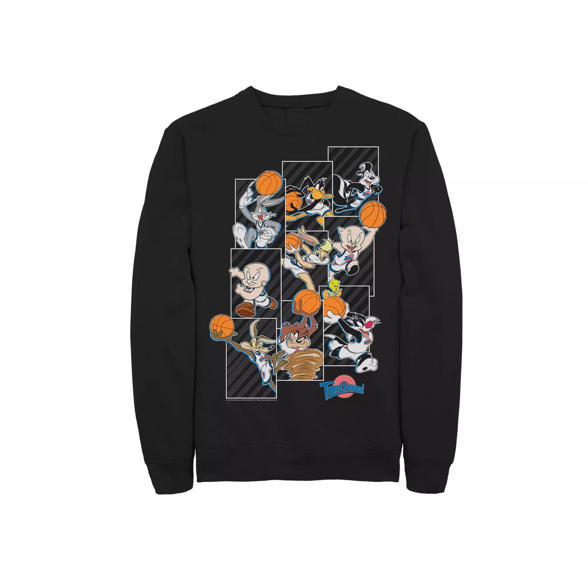 Men's Looney Tunes Space Jam Tune Squad Panels Sweatshirt,  Product Image