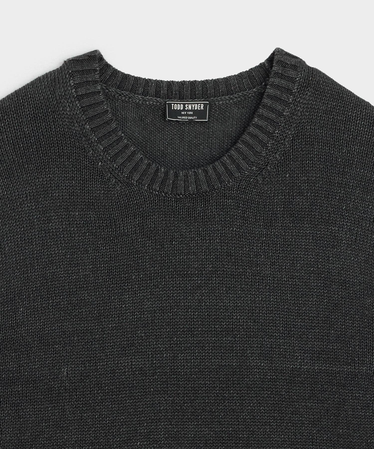 Linen Crewneck Sweater Product Image