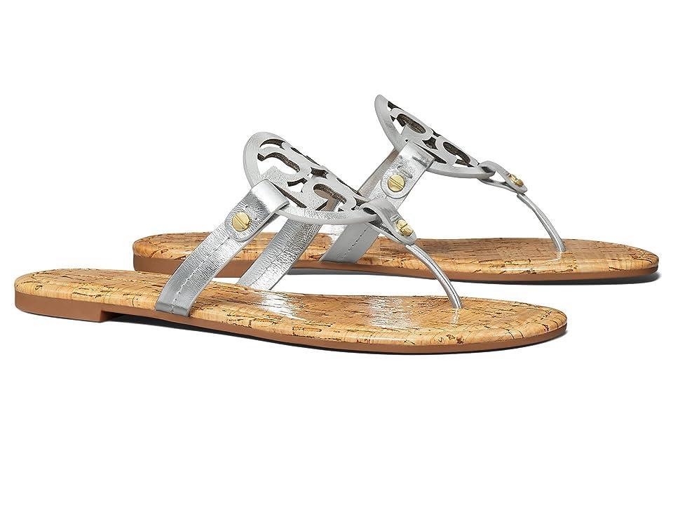 Womens Miller Metallic Leather Flip Flop Sandals Product Image