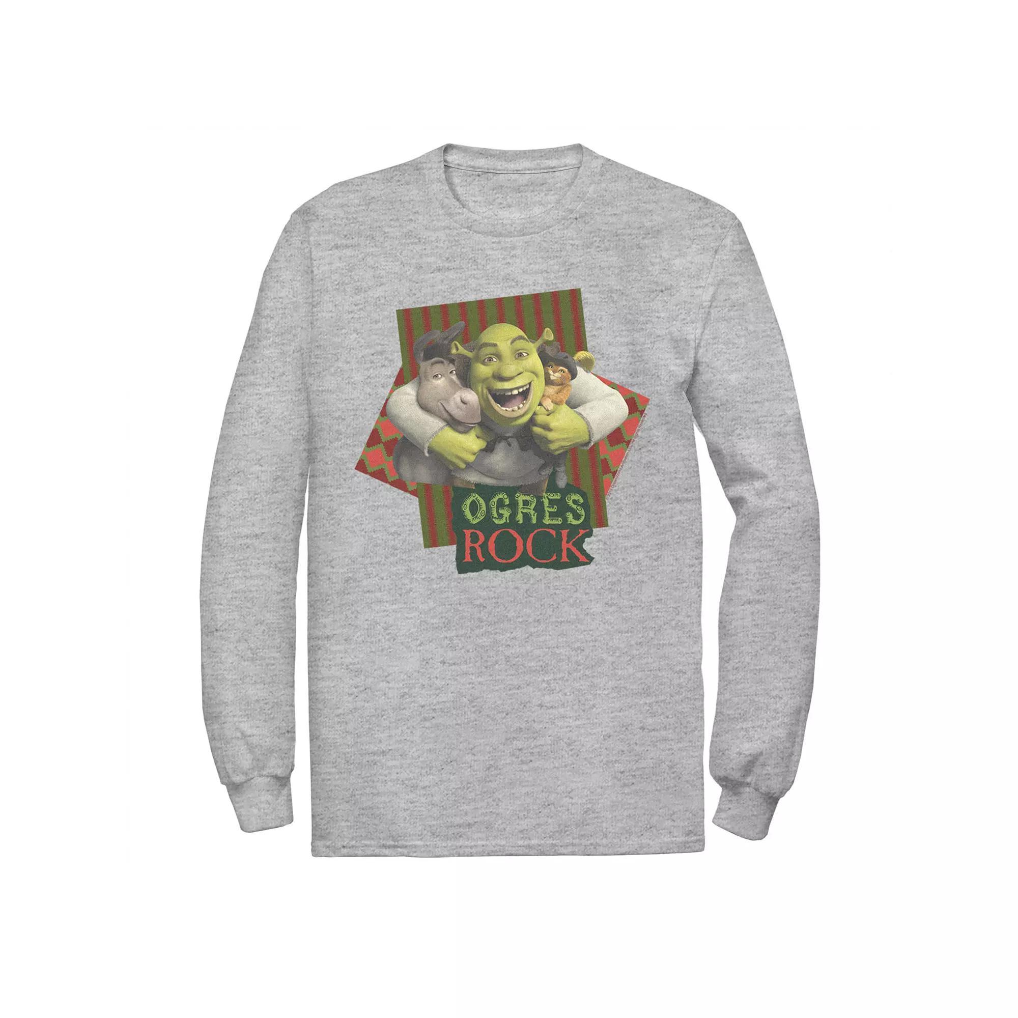 Men's Shrek The Third Ogres Rock Best Friends Group Tee,  Product Image