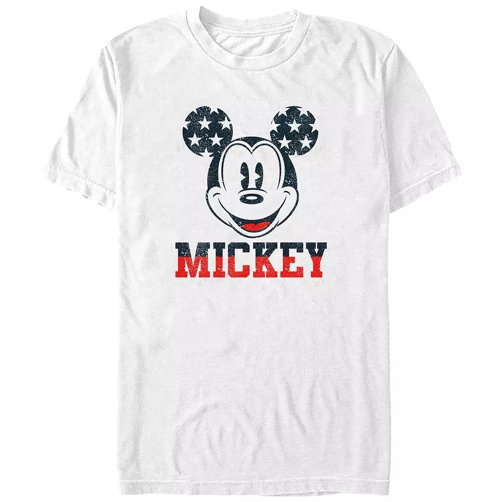 Disney's Mickey Mouse Americana Style Big & Tall Graphic Tee, Men's,  Product Image
