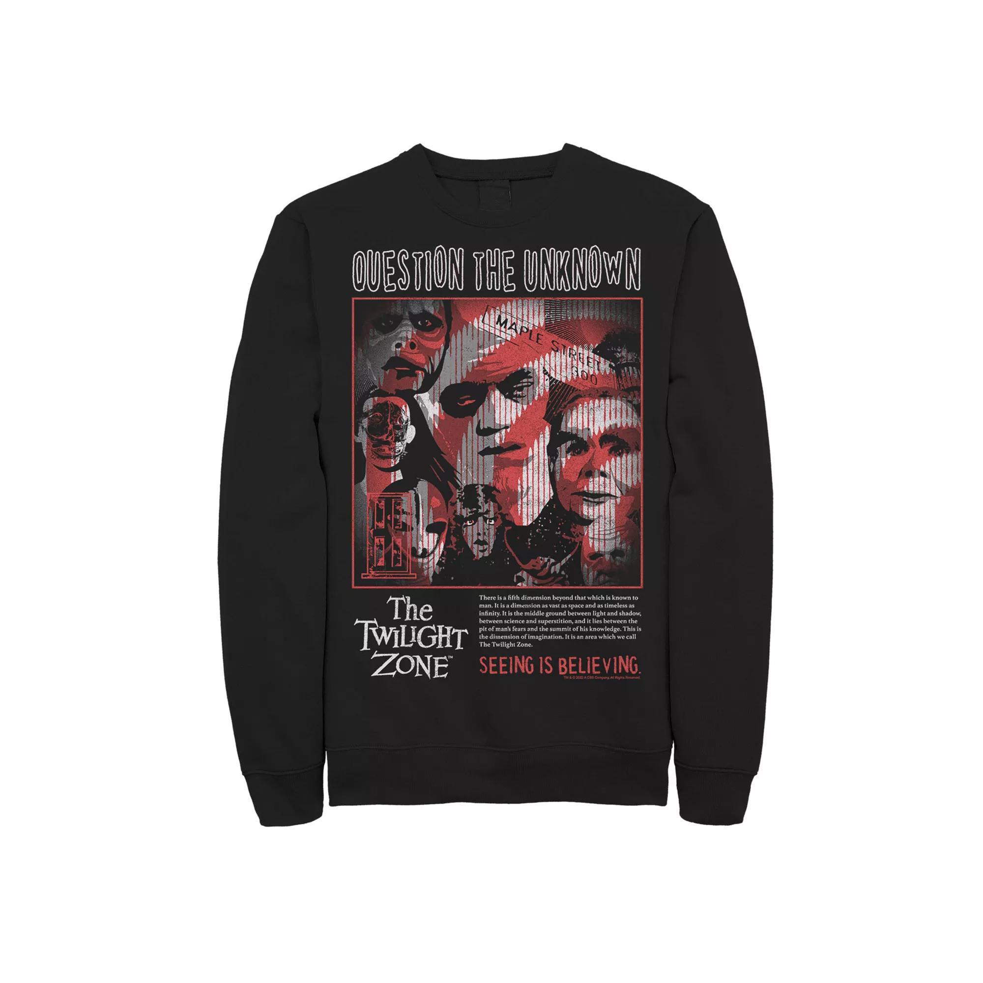 Men's The Twilight Zone Question The Unknown Sweatshirt,  Product Image