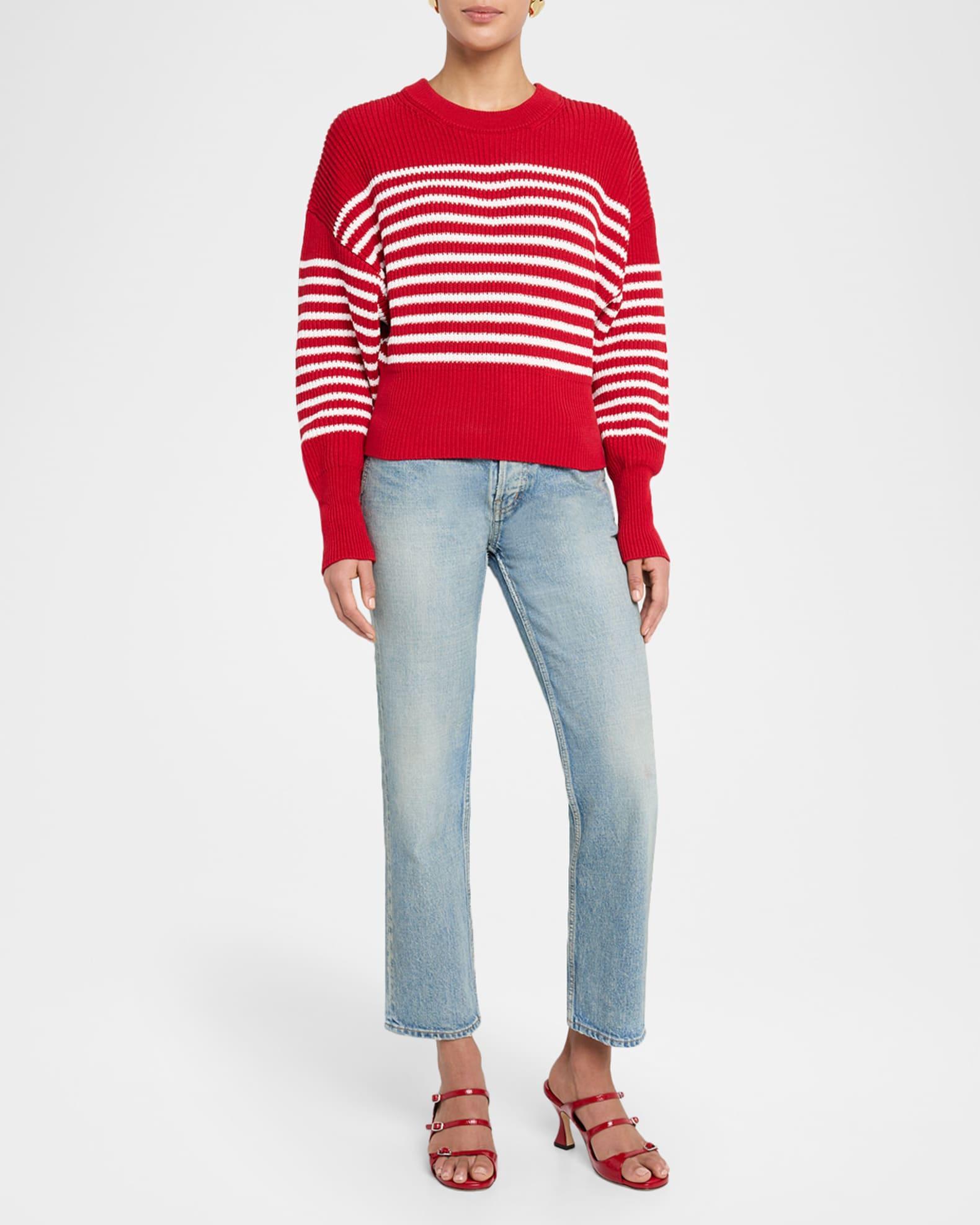 Tanessa Stripe Crewneck Sweater Product Image