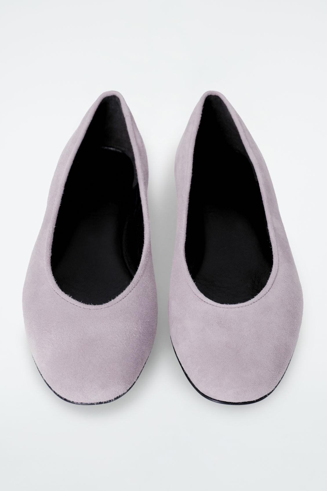 SUEDE BALLET FLATS Product Image