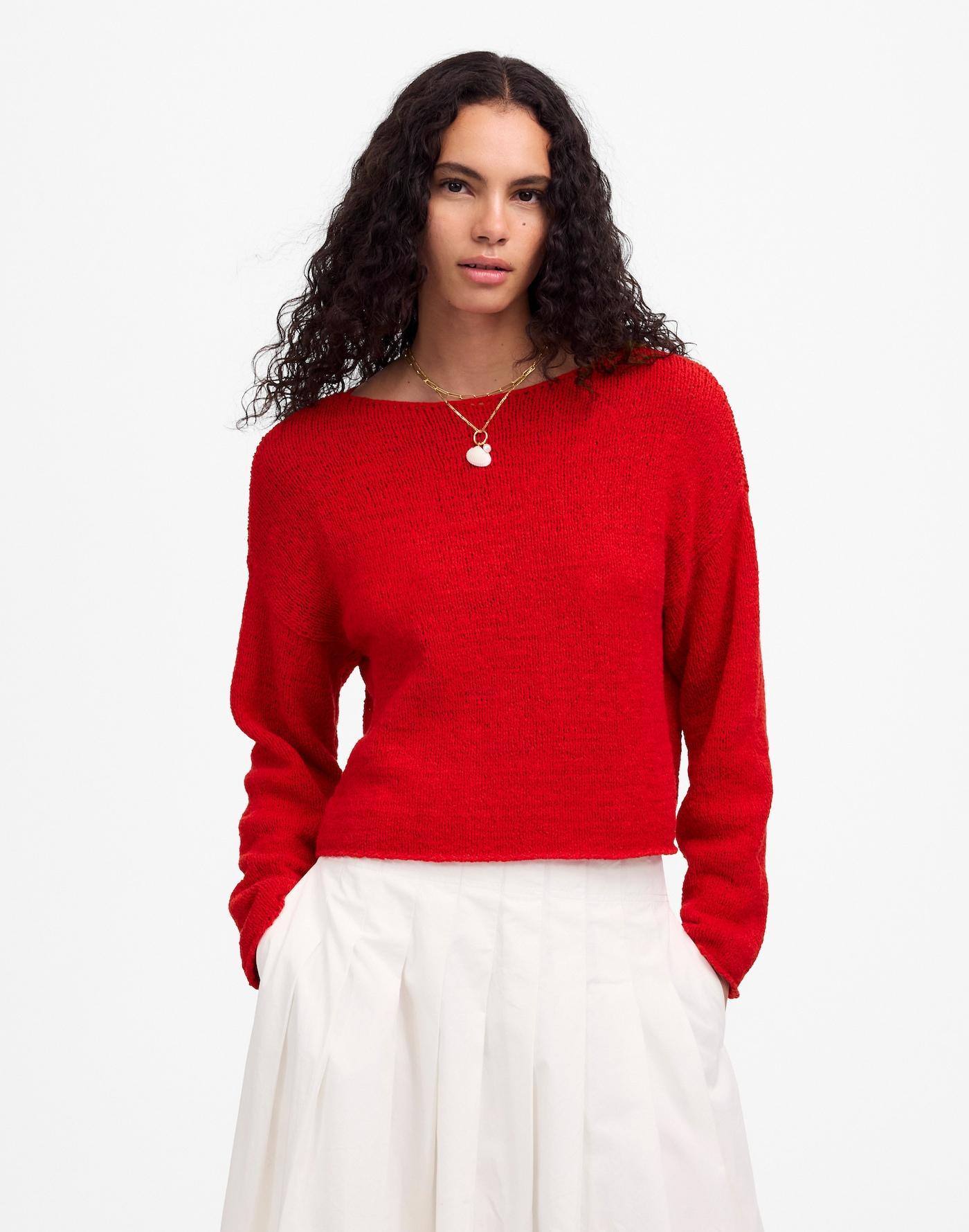 Boatneck Pullover Sweater Product Image