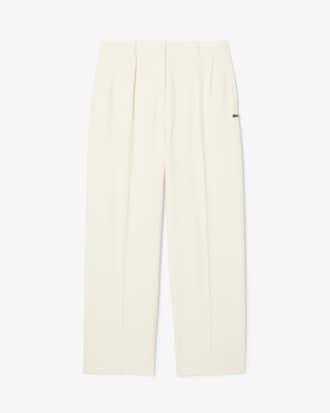 Oversized Pleated Flannel Pants Product Image