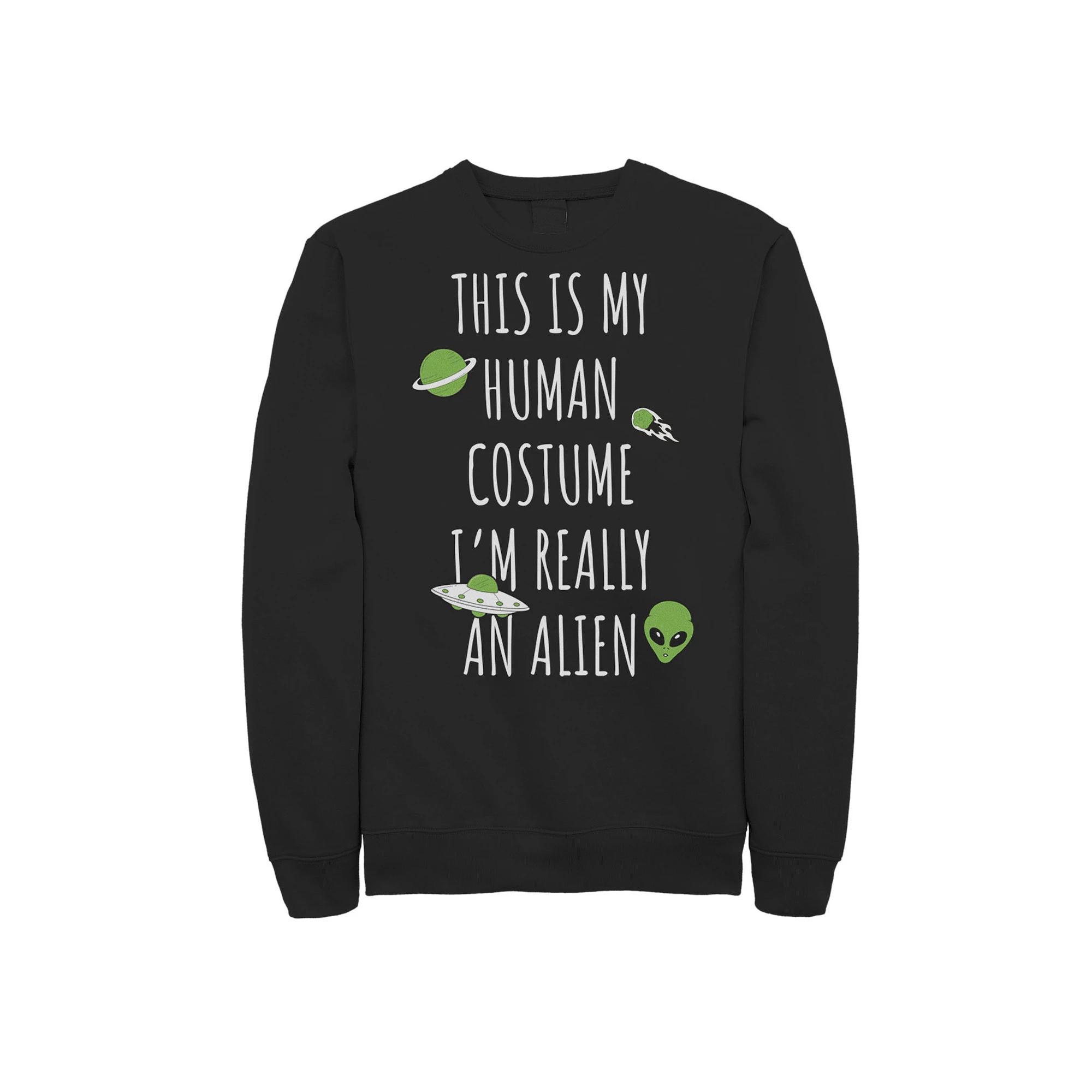 Men's This Is My Human Costume I'n An Alien Fleece,  Product Image