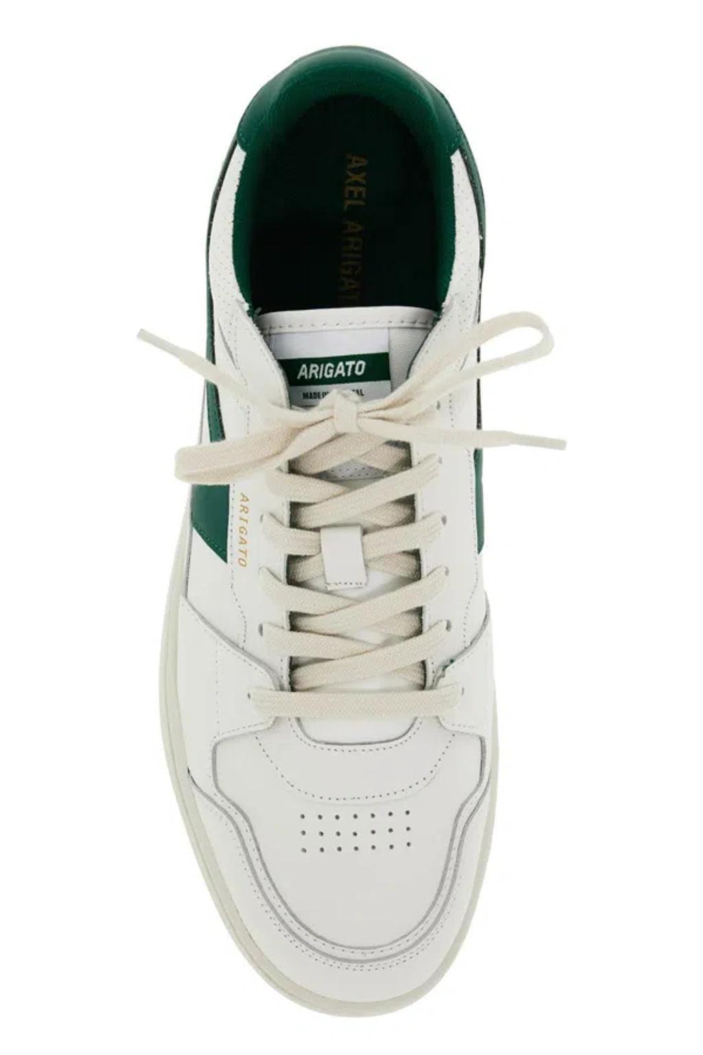 AXEL ARIGATO Dice-a Panelled Leather And Suede Low-top Trainers In White Product Image