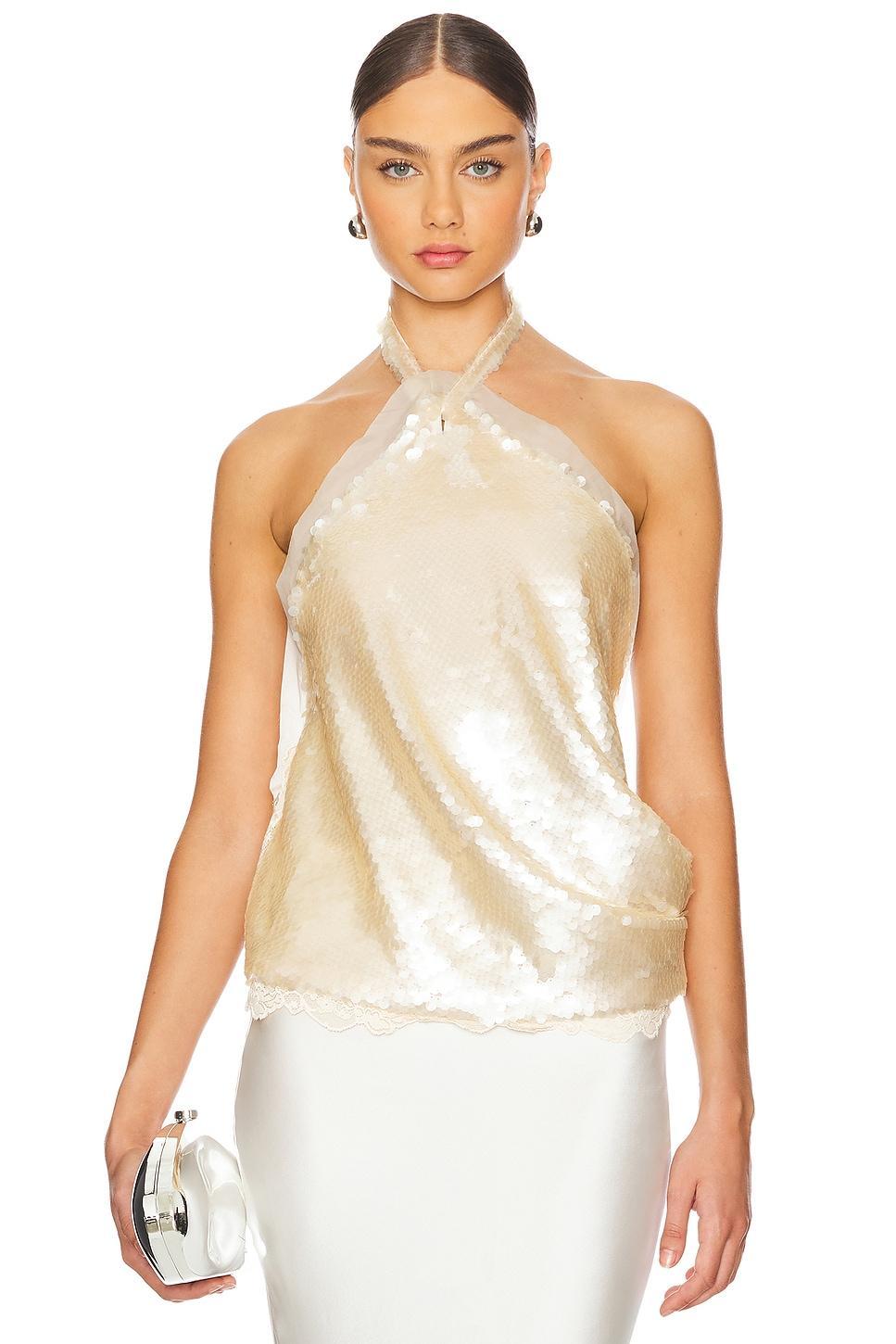 Sequin Halter Top Vaillant Product Image