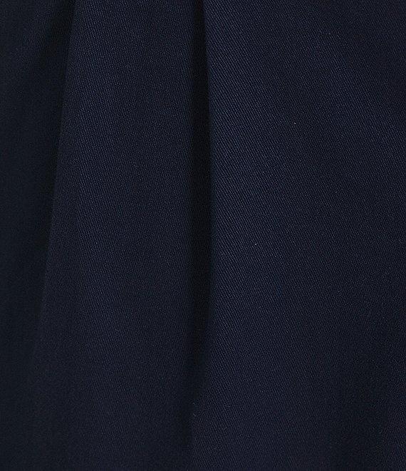 Roundtree & Yorke Big & Tall The Cloud Short Classic Fit 9#double; Pleated Washed Chino Shorts Product Image