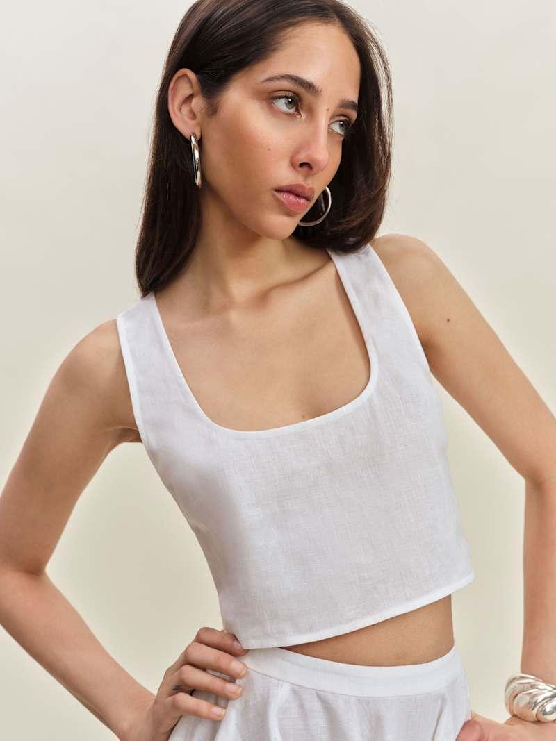 Kylie Linen Top Product Image