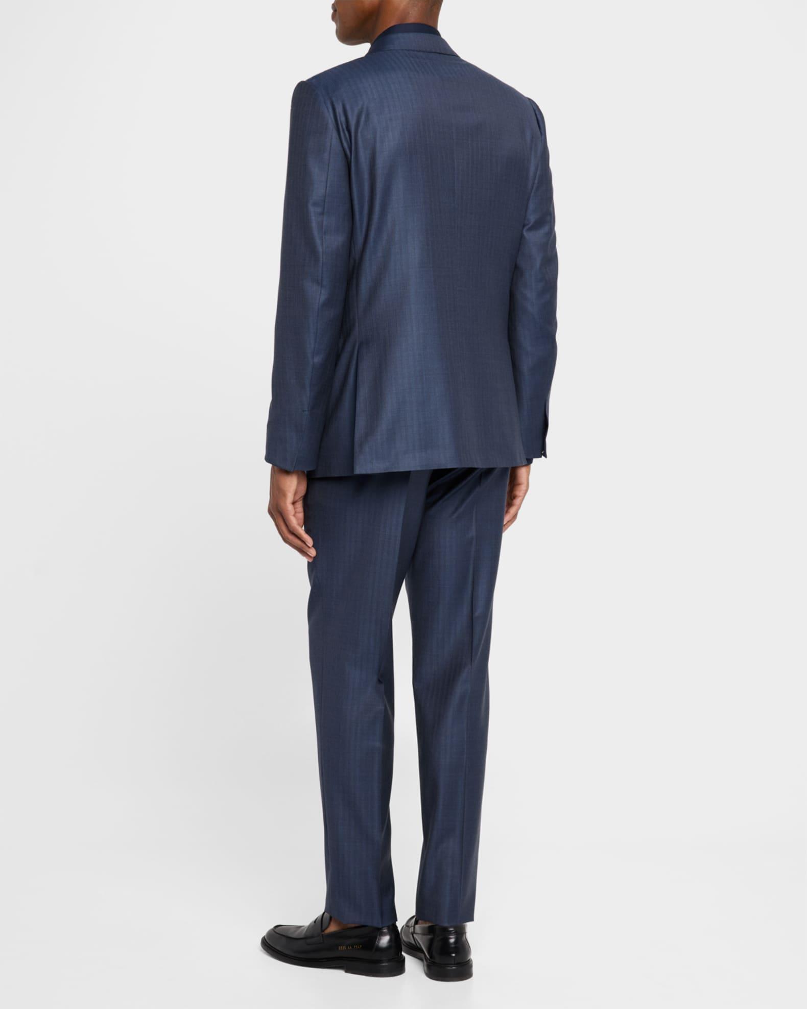 Men's Wool Pinstripe Suit Product Image