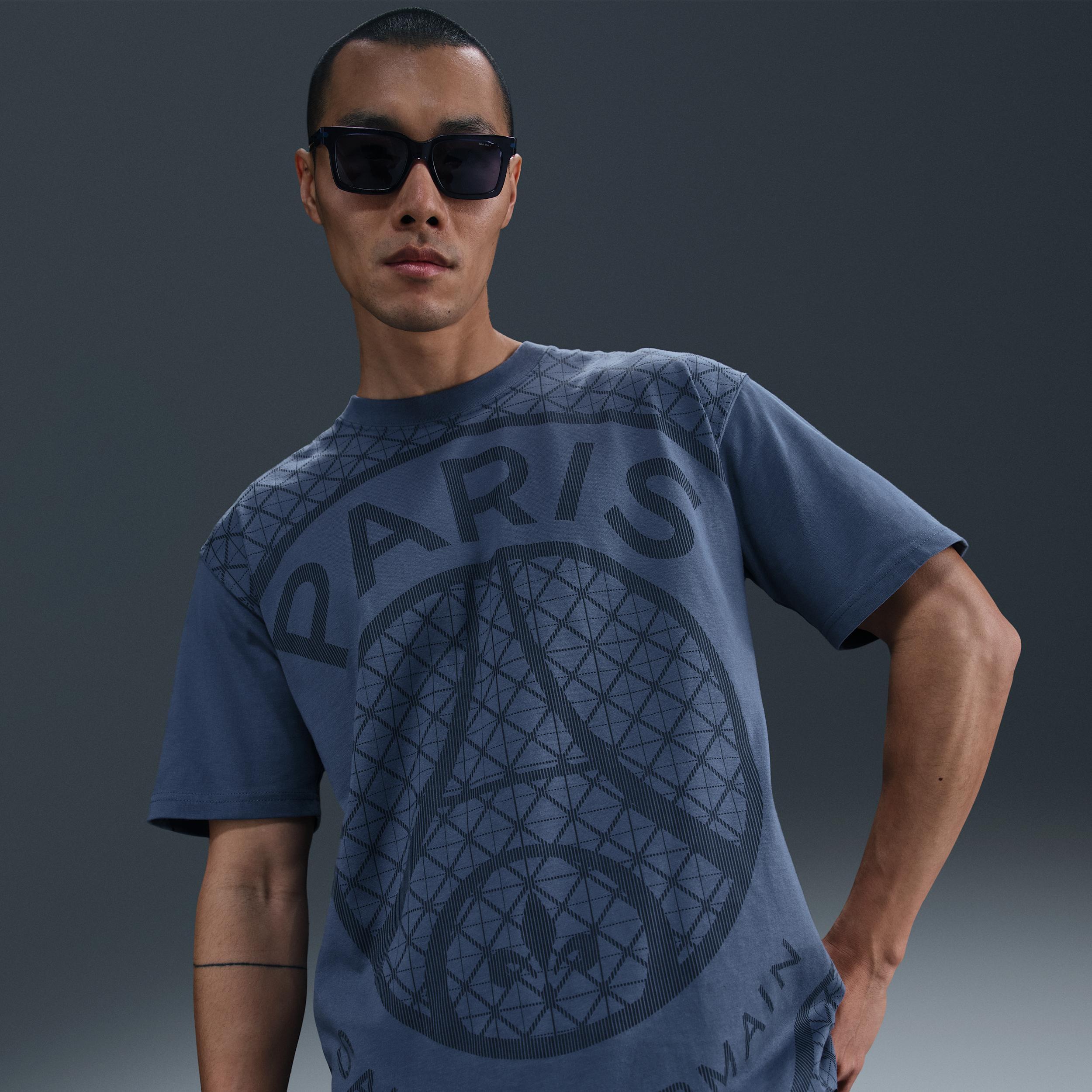 Paris Saint-Germain Nike Mens Soccer Seasonal Print T-Shirt | HQ8326-491 Product Image