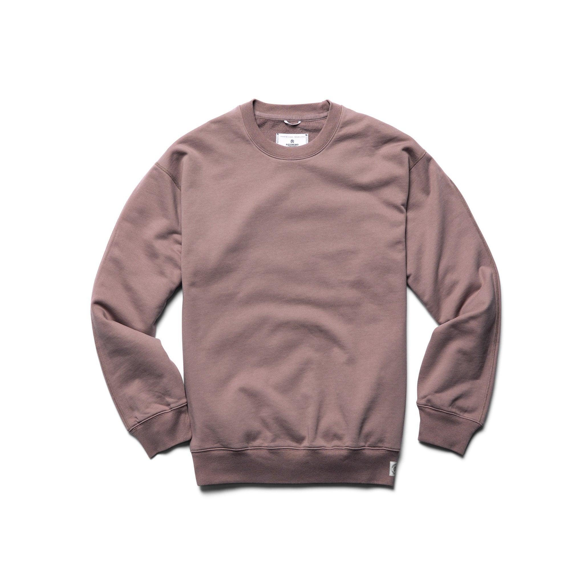 Midweight Terry Relaxed Crewneck - Vault Male Product Image