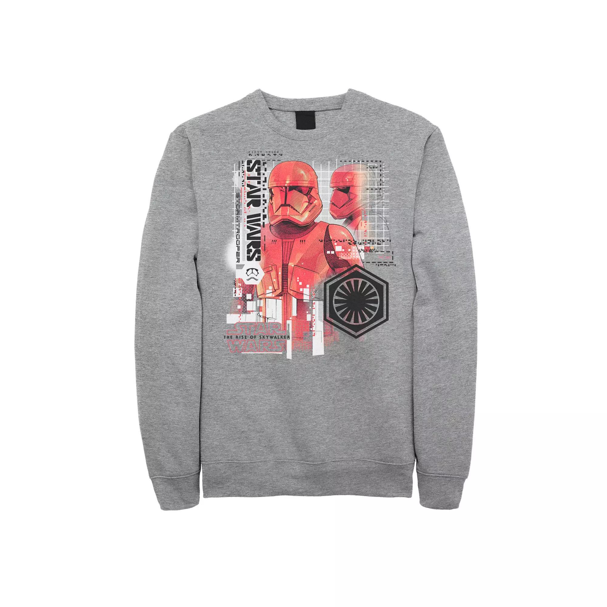Men's Star Wars The Rise of Skywalker Sith Trooper Schematic Sweatshirt,  Product Image