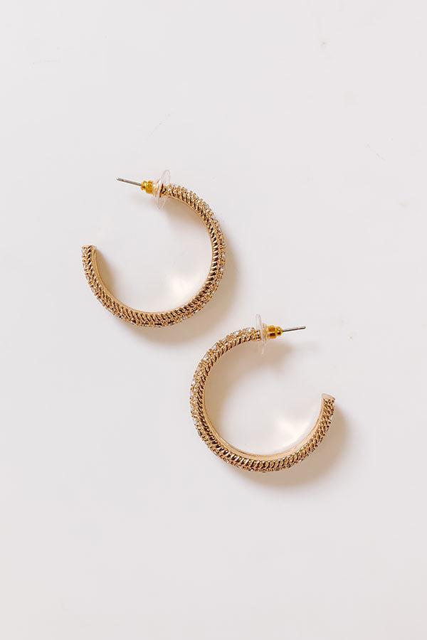 Shine Bright Hoop Earrings Product Image