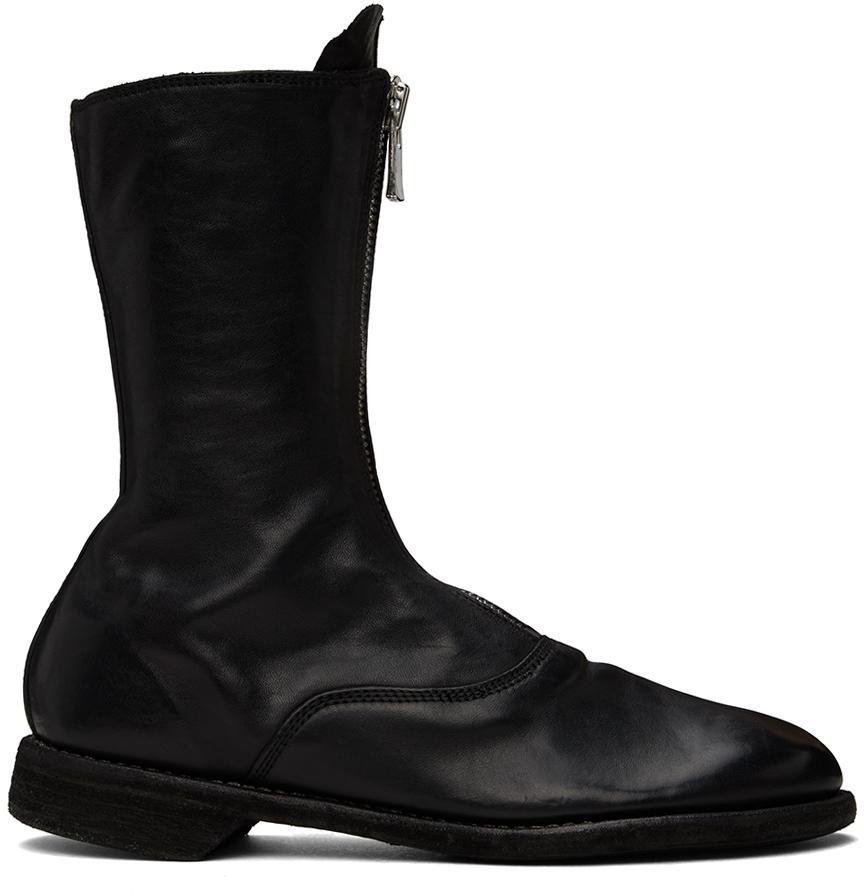 GUIDI Black 310 Boots In Blkt Product Image