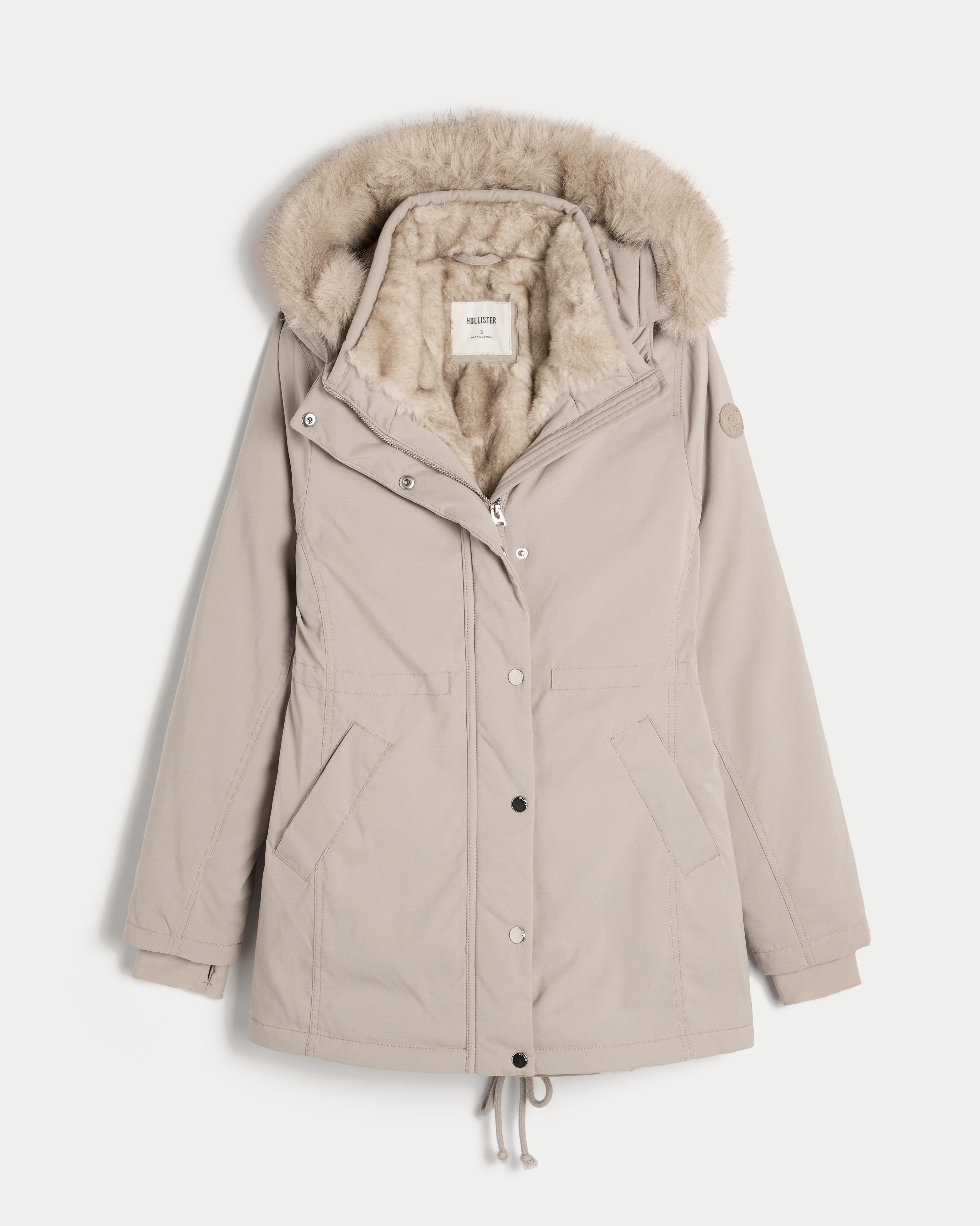 Faux Fur-Lined Parka Product Image