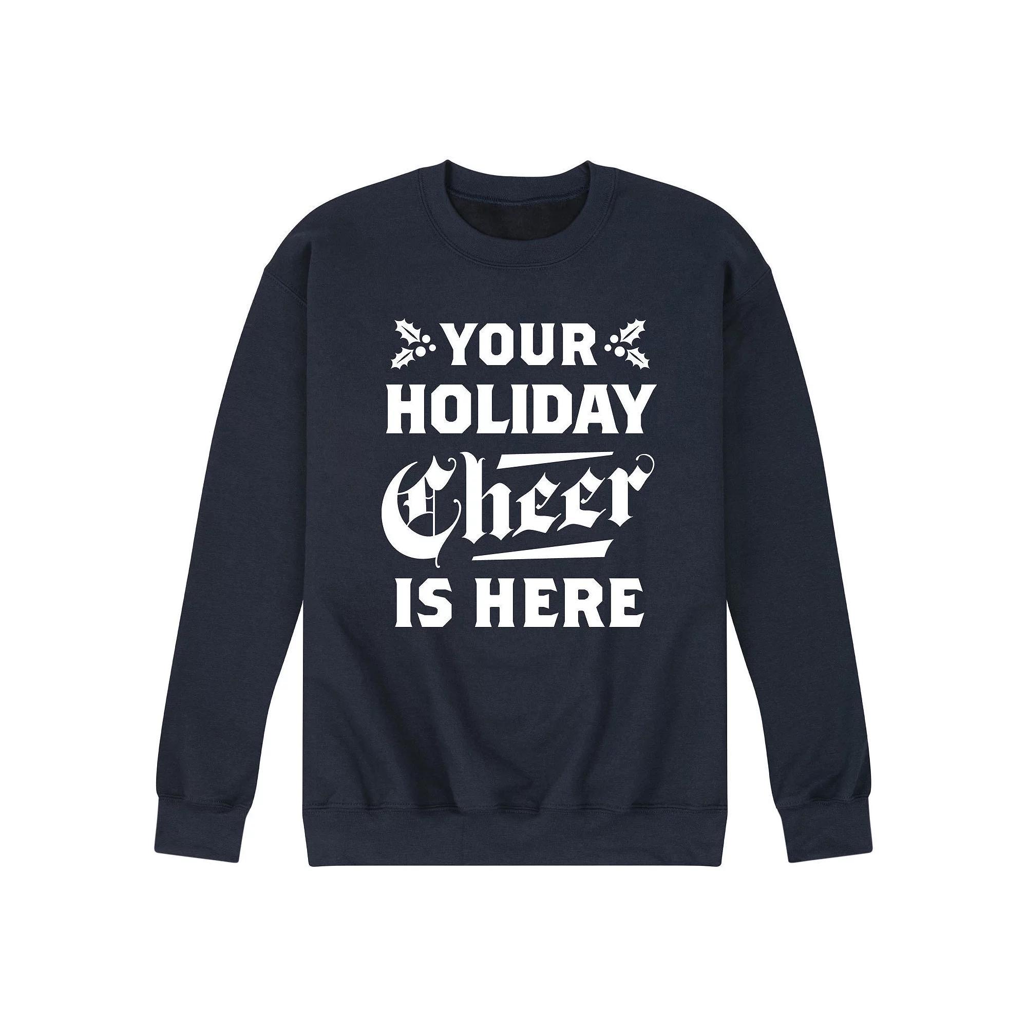 Men's You'r Holiday Cheer Is Here Sweatshirt, Size: XXL, Blue Product Image