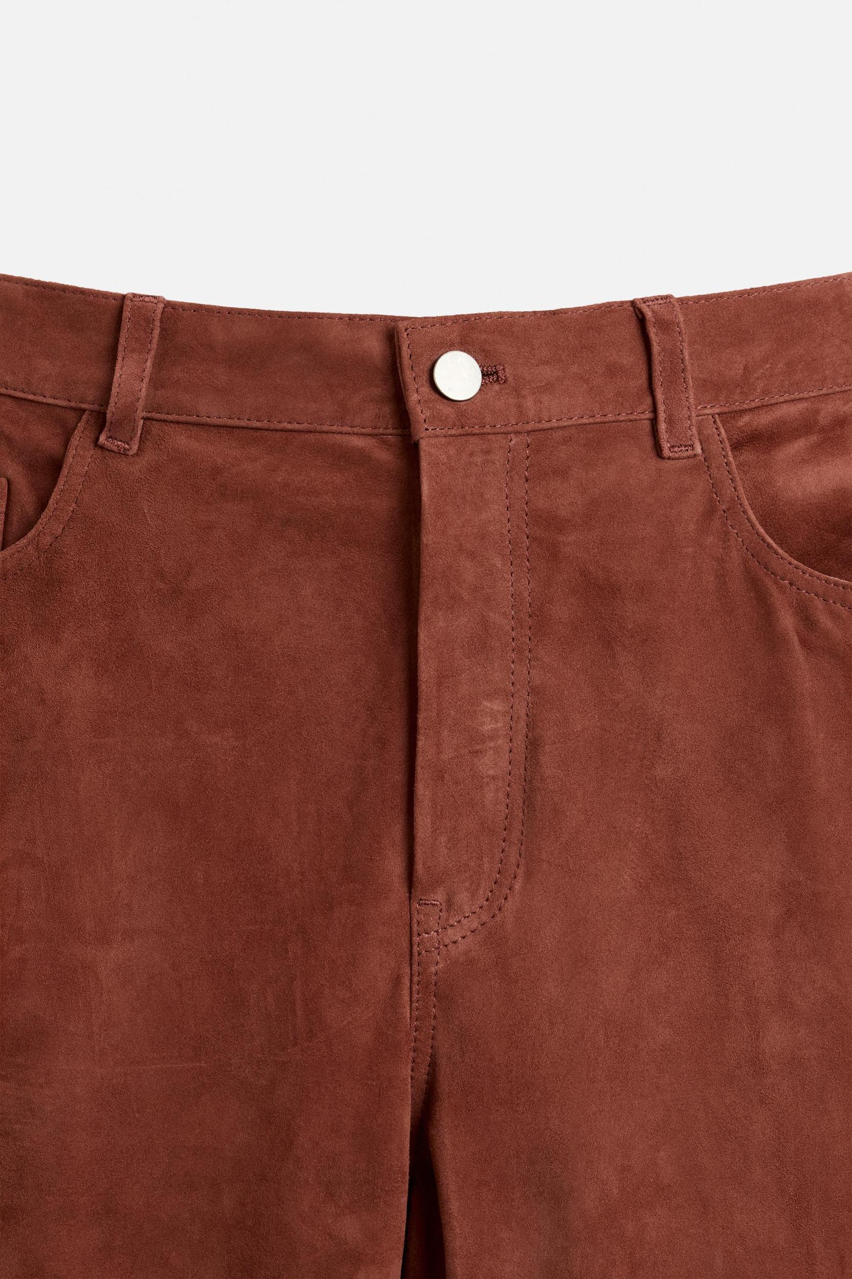 LIMITED EDITION SUEDE LEATHER PANTS Product Image