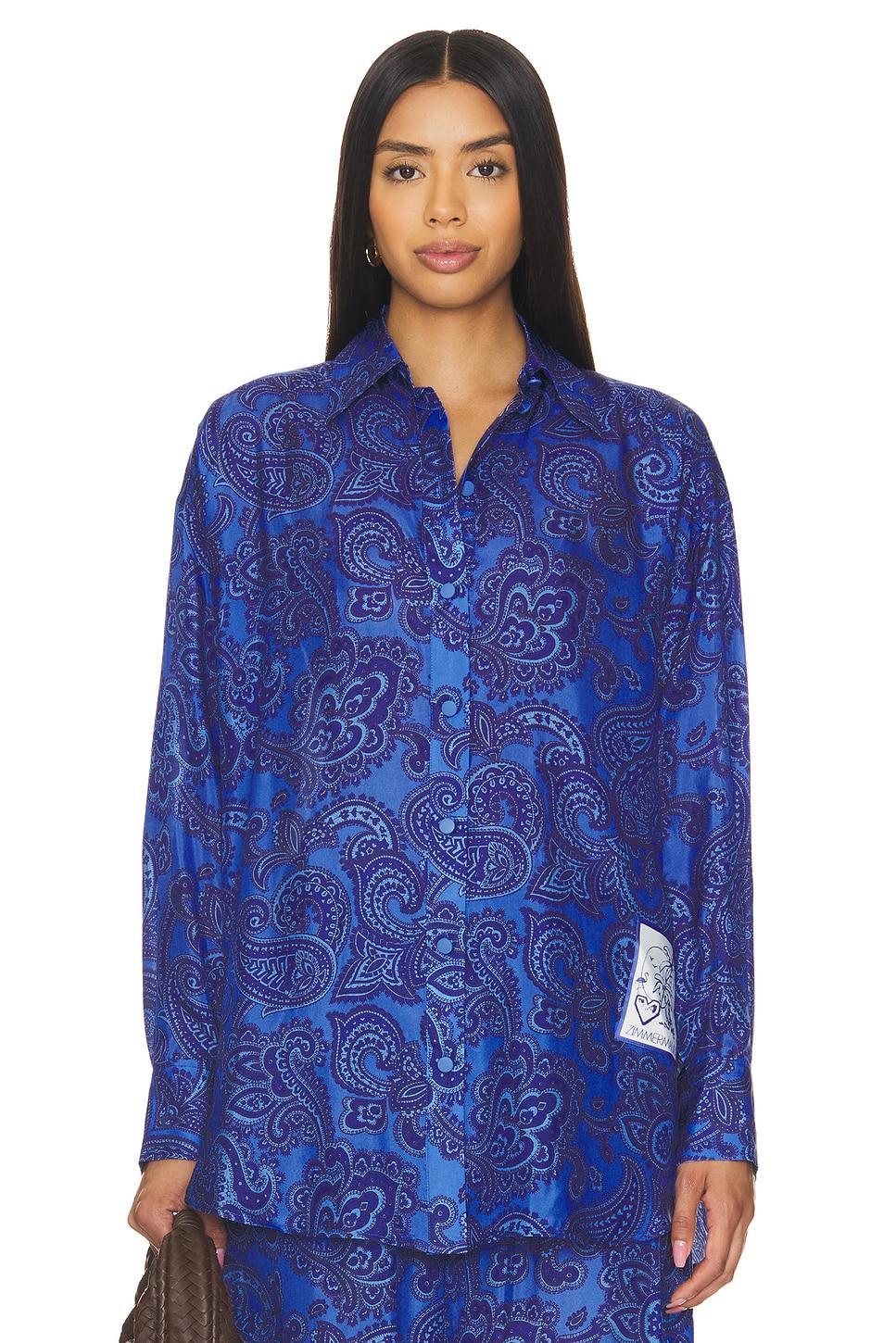 Ottie Relaxed Shirt Zimmermann Product Image