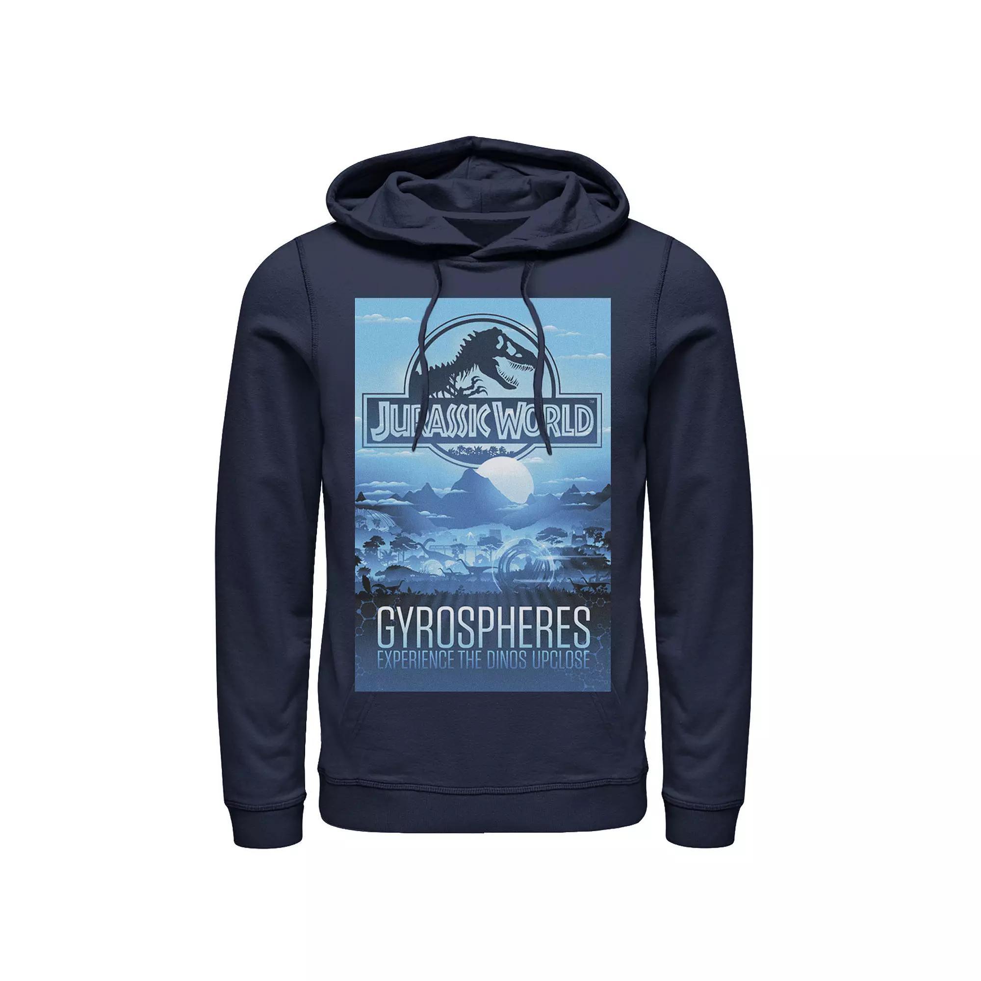 Men's Jurassic World Gyrospheres Tour Park Poster Graphic Pullover Hoodie,  Product Image