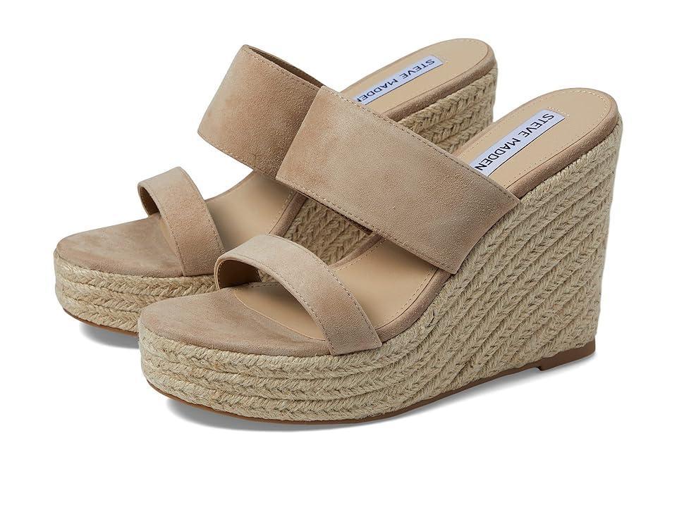 Steve Madden Sunrise Wedge Sandal Leather) Women's Shoes Product Image