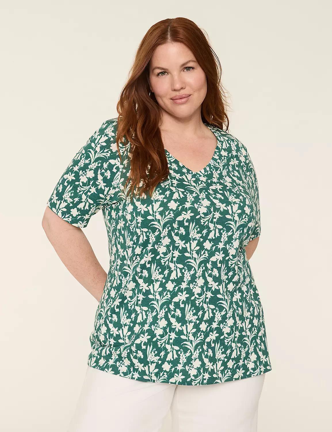 Perfect Sleeve V-Neck Tee Product Image