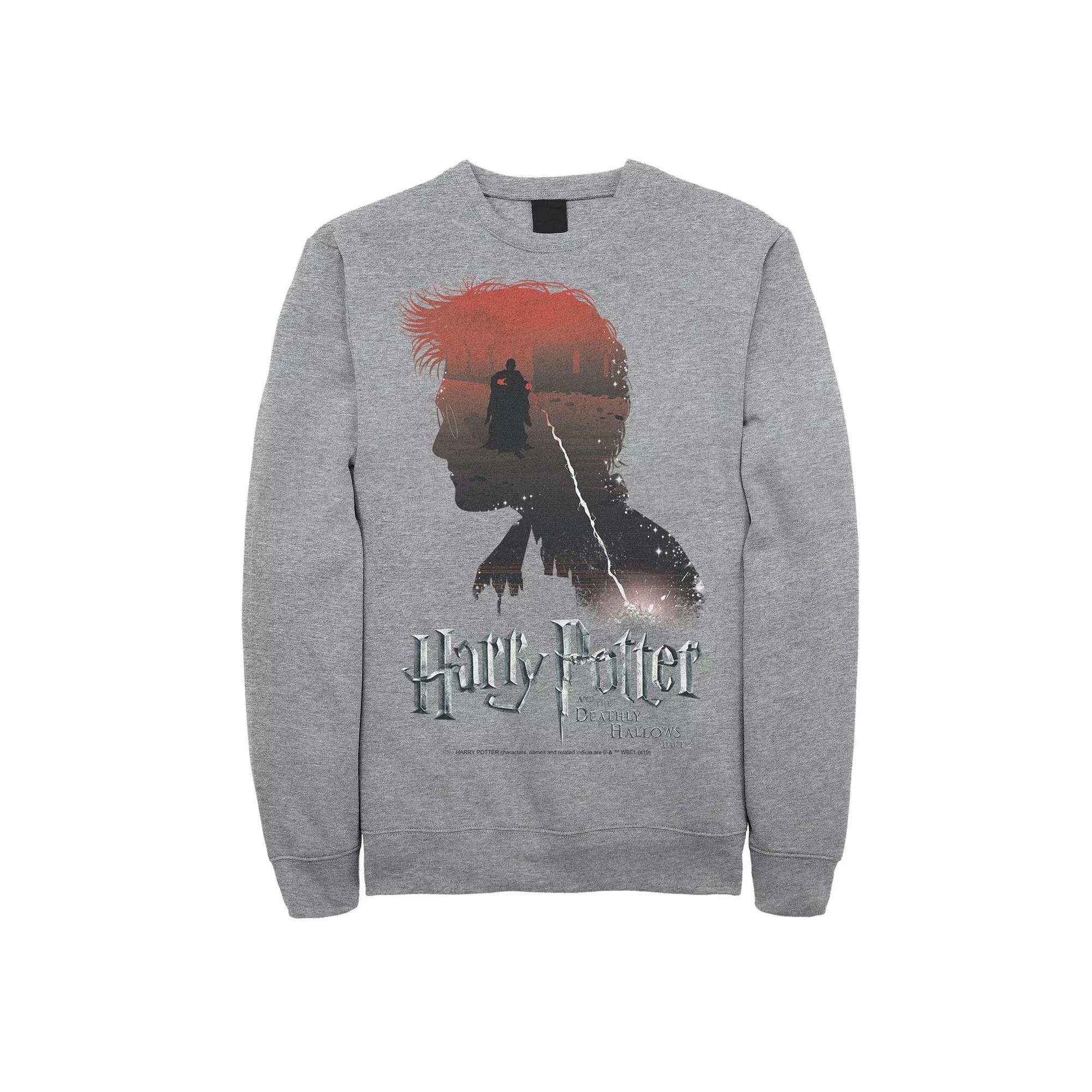 Men's Harry Potter and the Deathly Hallows Fleece Pullover,  Product Image
