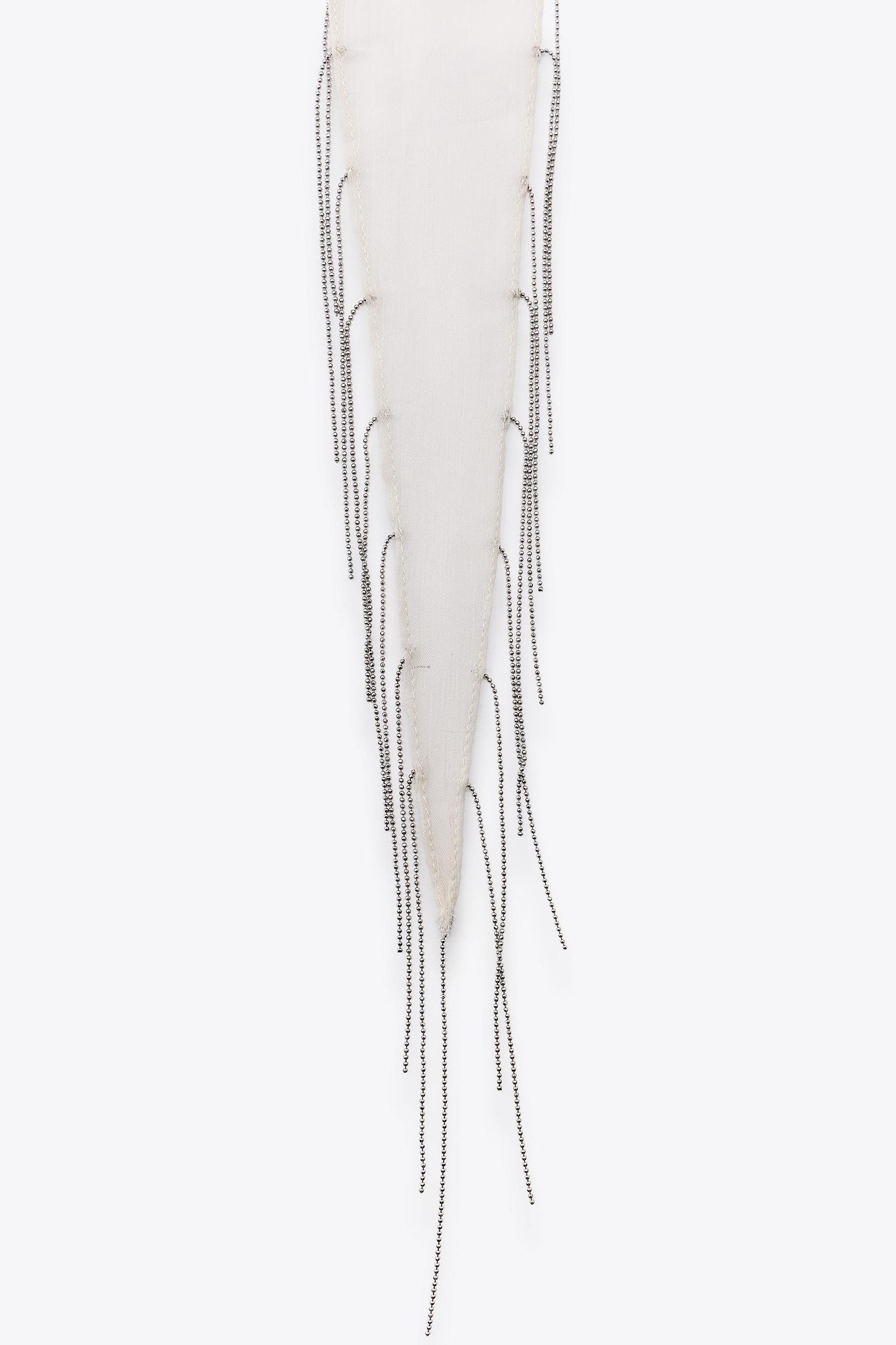 BEADED FRINGE SCARF Product Image