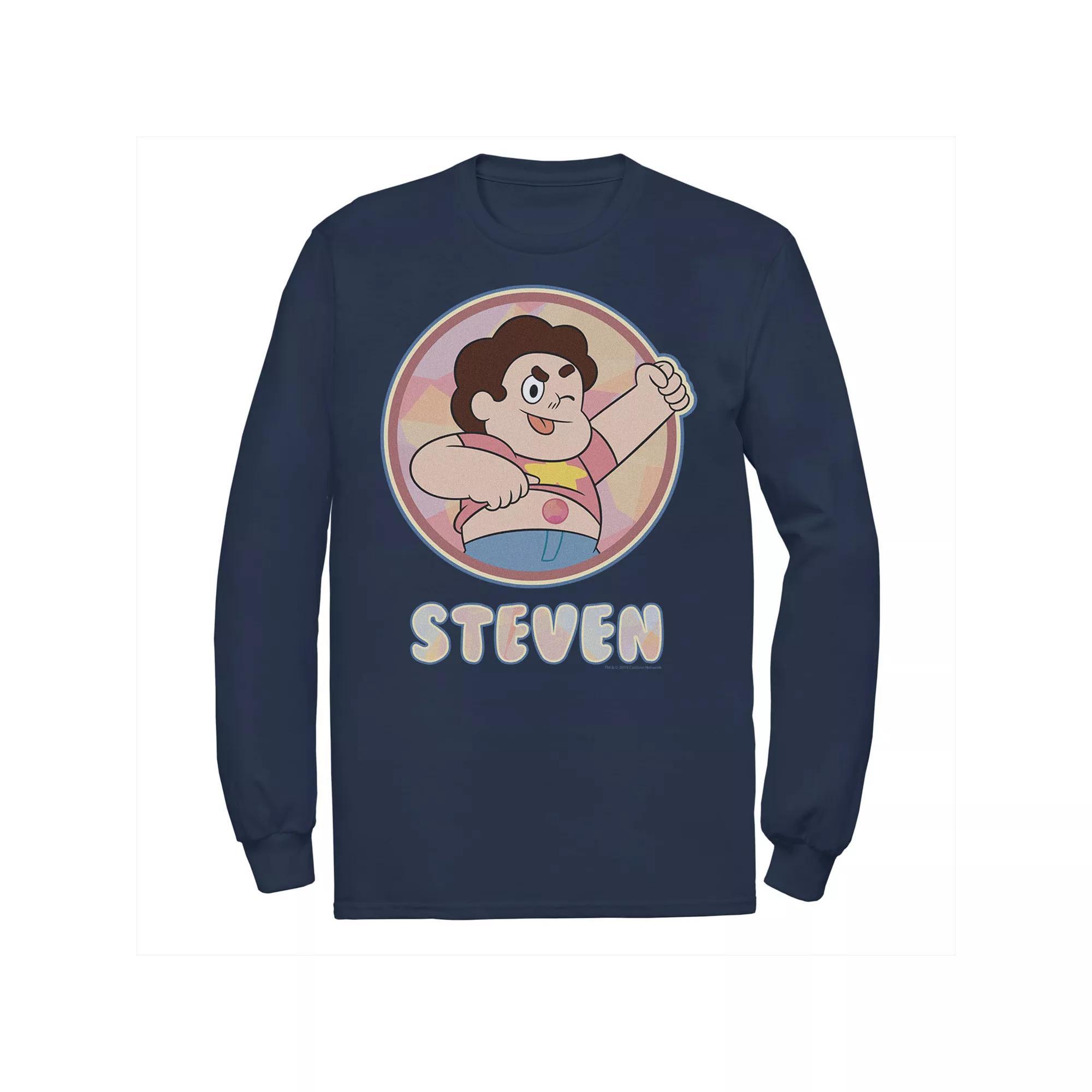 Men's Cartoon Network Steven Universe Belly Button Profile Shot Tee, Size: XXL, Blue Product Image