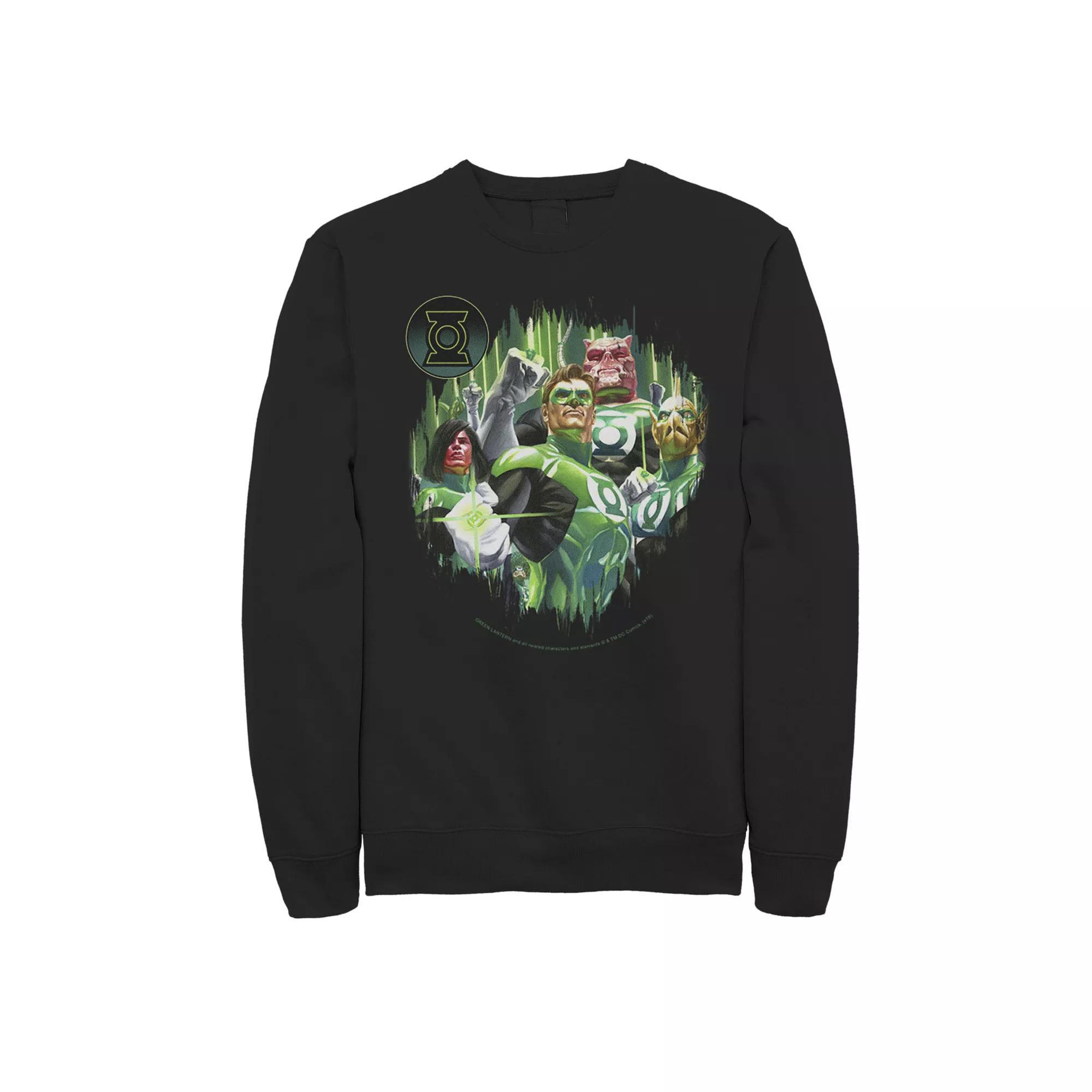 Men's DC Comics Green Lantern Corps Portrait Sweatshirt,  Product Image