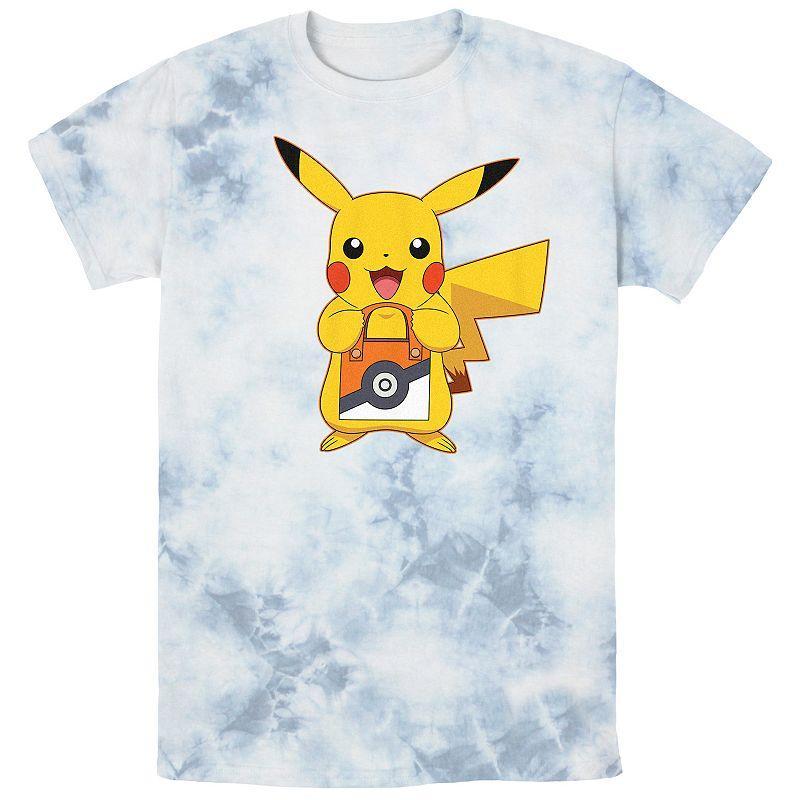 Mens Pokmon Pikachu Treat Pokeball Bag Bombard Wash Tee Product Image