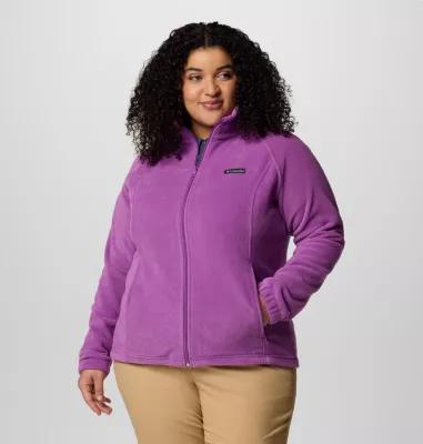 Plus Size Columbia Benton Springs Full-Zip Fleece Jacket, Women's, Size: 2XL, Spray Product Image