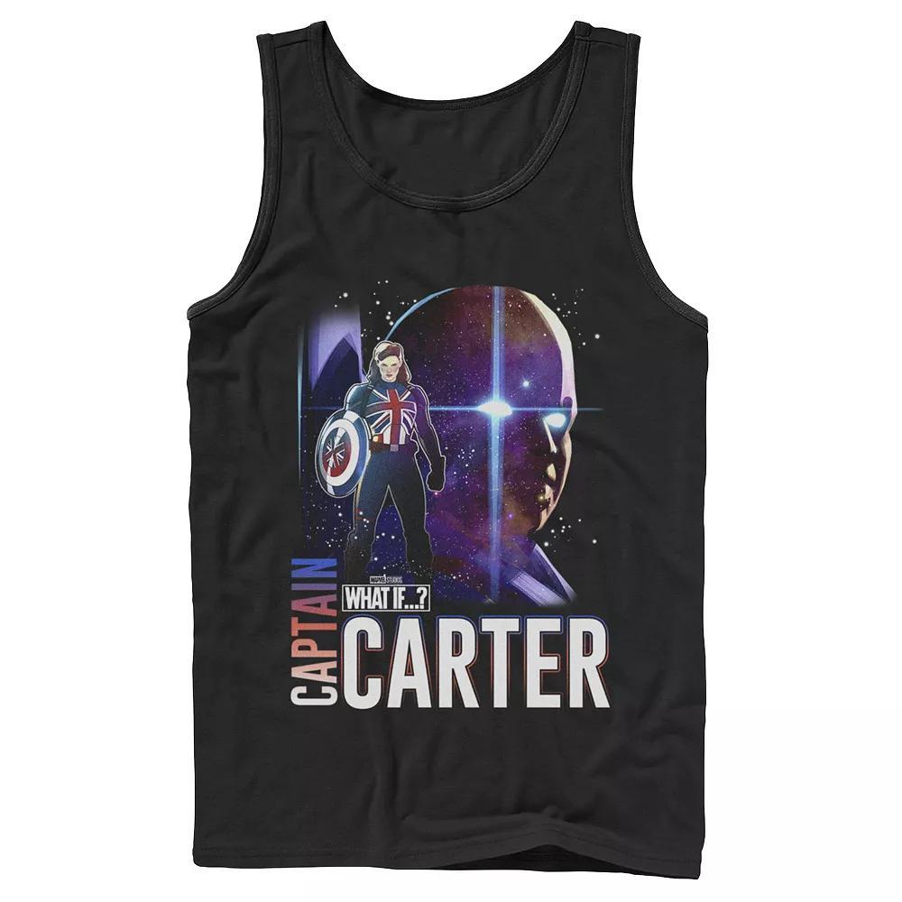 Men's Marvel What If Carter And Watcher Galactic Poster Tank Top, Boy's,  Product Image