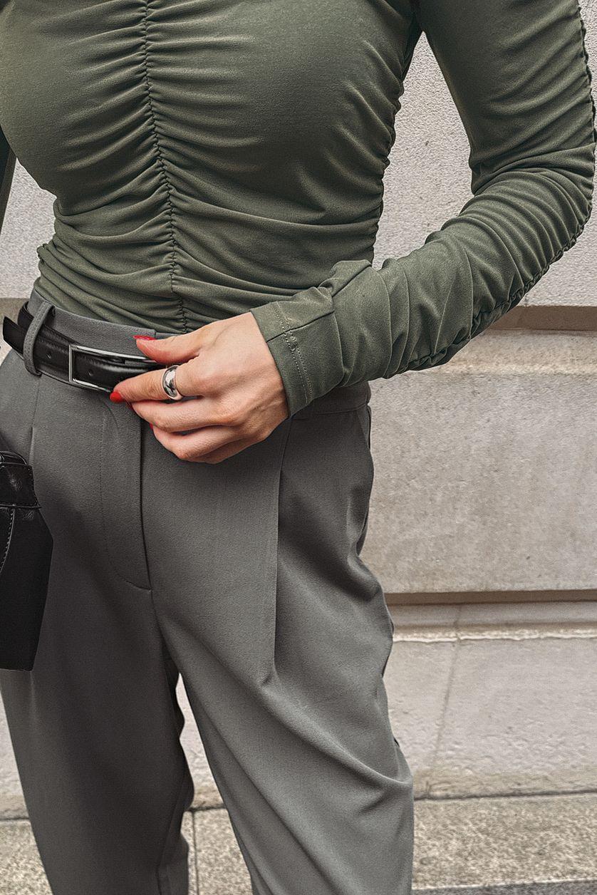 Ruched Detail Long Sleeve Top Product Image