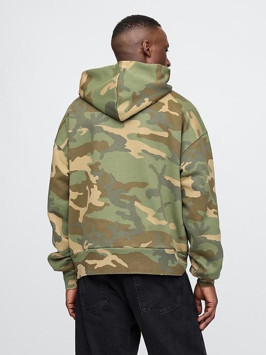 Extra Heavyweight Camo Zip Hoodie Product Image